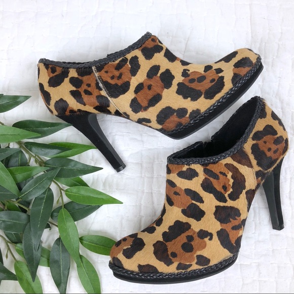 ANTONIO MELANI Shoes - Antonio Melani Leopard Print Booties